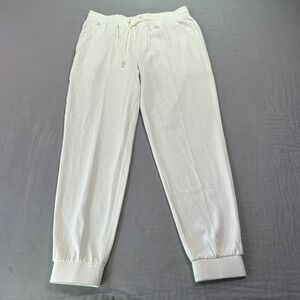 Sosik Jogger Mens Large Ivory Pants Stretch Golf Performance Active Gym